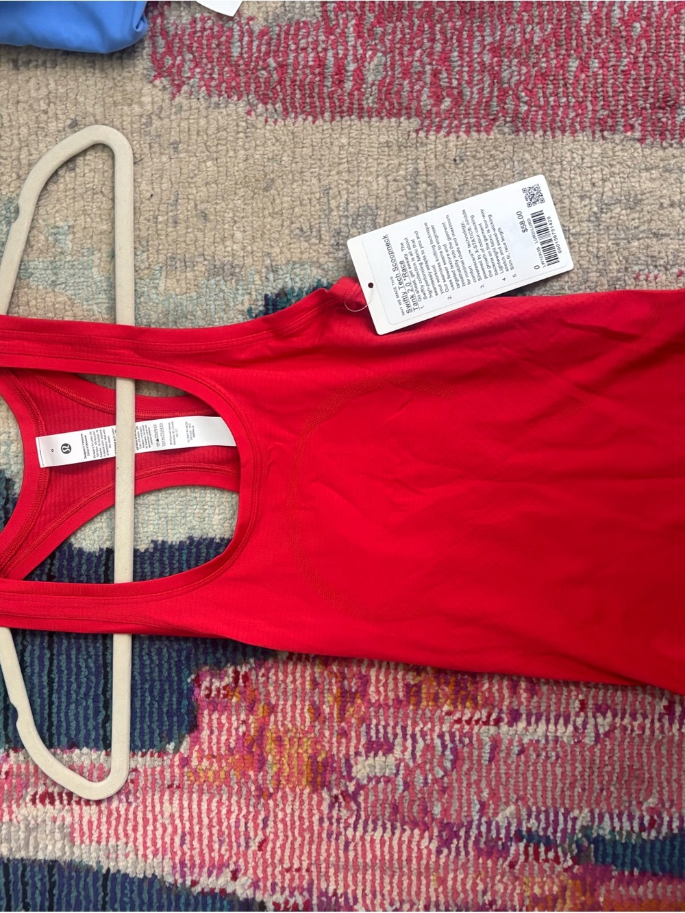 lululemon athletica Red Racerback Tank Top
